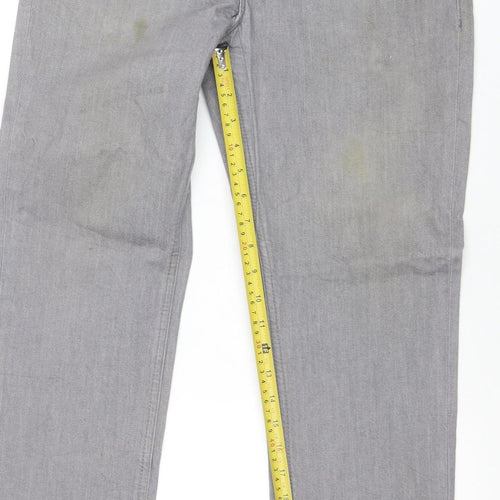 Levi's 511 Men's Grey Slim Fit Straight Jeans W31 L30