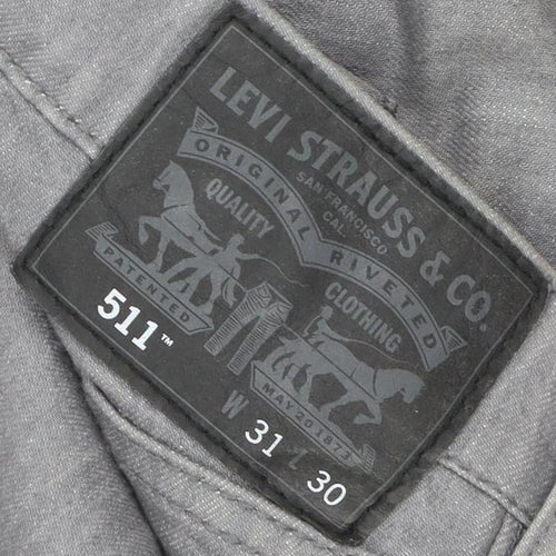 Levi's 511 Men's Grey Slim Fit Straight Jeans W31 L30