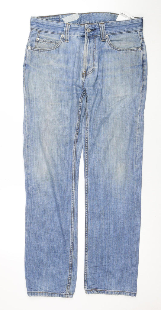 Levi's 506 Women's Blue Straight Leg Jeans W32 L32 Denim