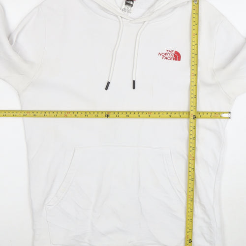 The North Face Men's White Pullover Hoodie M Graphic Outdoor
