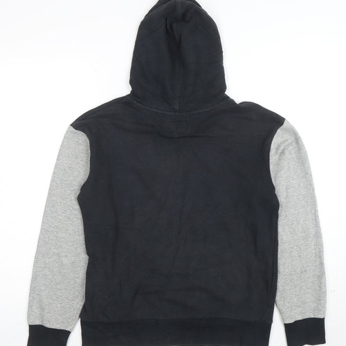 Converse Boys Black & Grey Pullover Hoodie L 12-13 Years Cotton Blend