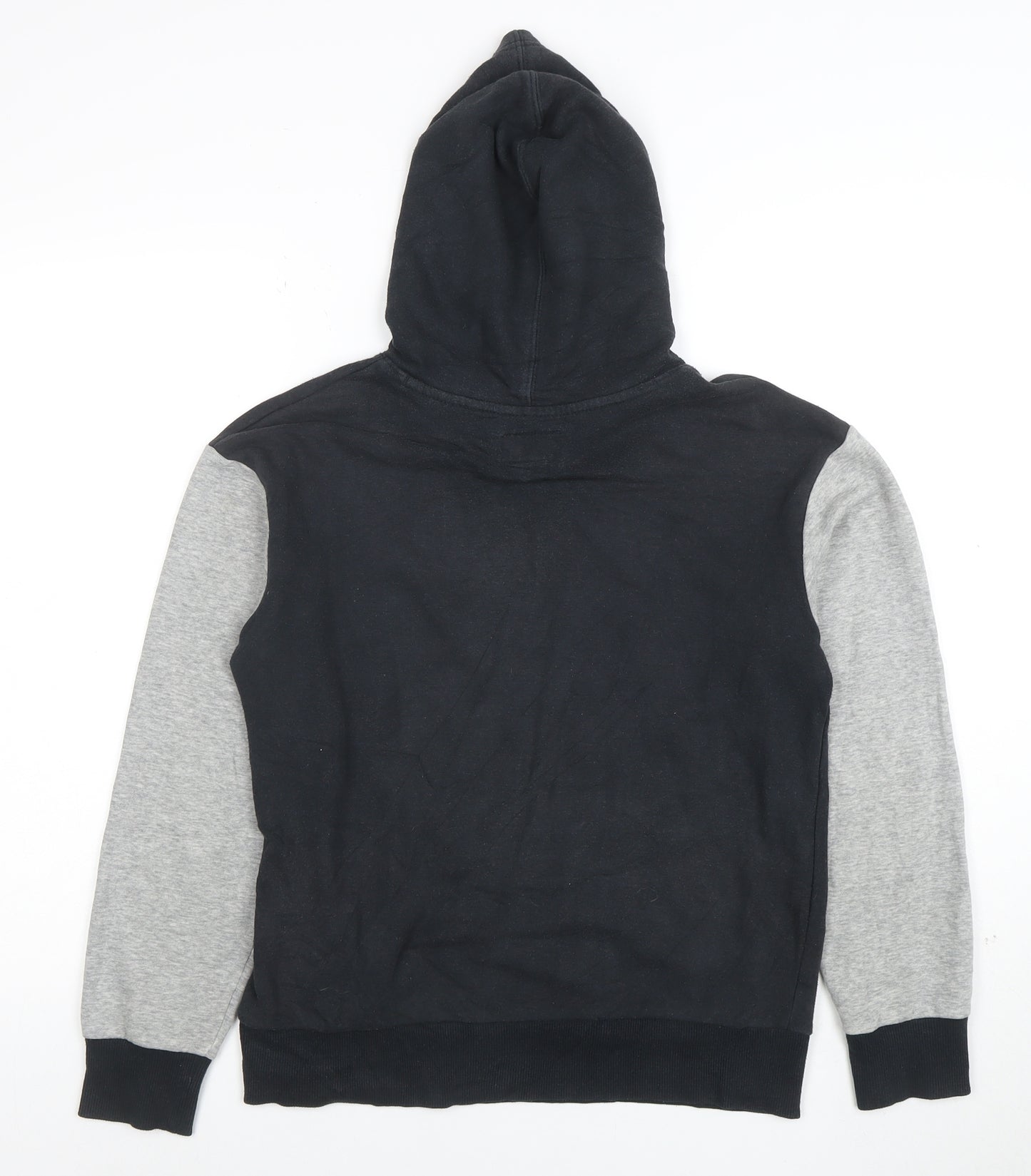 Converse Boys Black & Grey Pullover Hoodie L 12-13 Years Cotton Blend