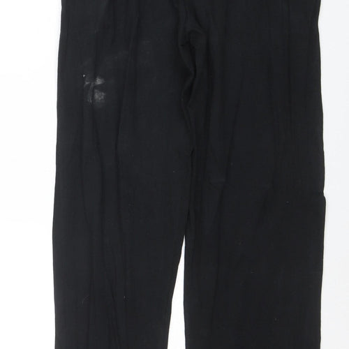 Champion Mens Black M Jogger Sweatpants 100% Cotton Elastic Waist