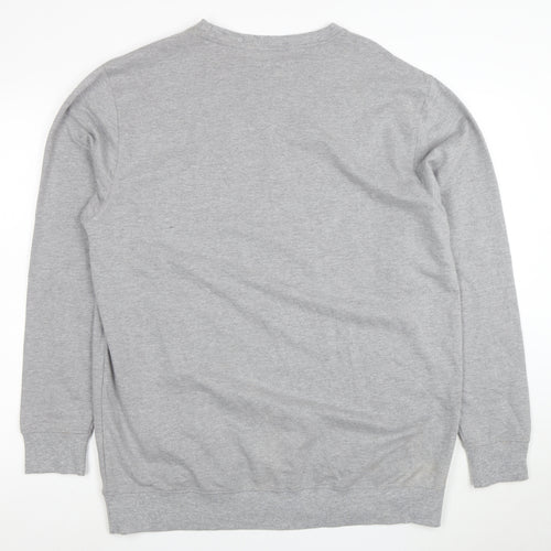 Anko Mens Grey 2XL Regular Fit Crew Neck Pullover Sweatshirt