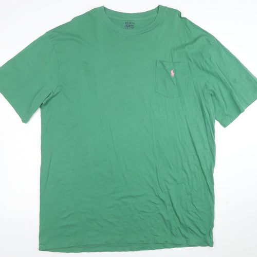 Polo Ralph Lauren Men's Green L Tall Classic Cotton T-Shirt
