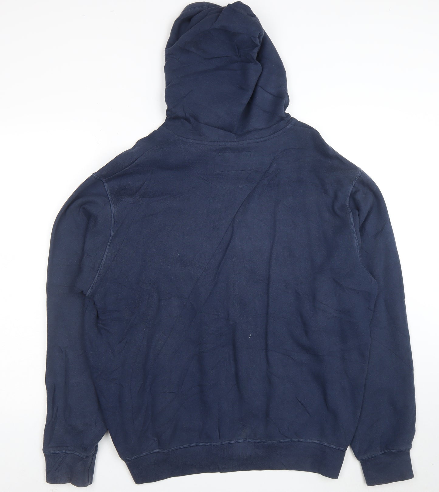 Reebok Men's Blue Full Zip Hoodie Size L Sports Fleece