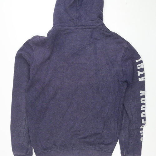 Superdry Men's Blue Full Zip Hoodie Small Regular Fit