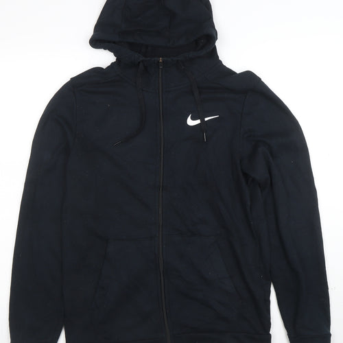 Nike Men's Black Dri-Fit Full Zip Hoodie Size S Sportswear