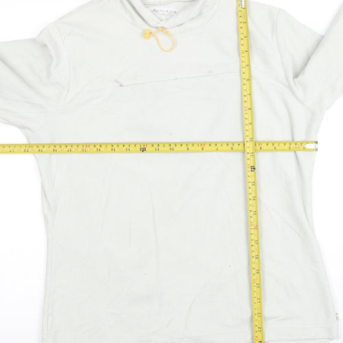Nike ACG Women’s Beige Thermal Fleece Pullover Sweatshirt L