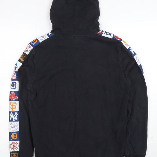 Champion Mens Black Small Pullover Hoodie MLB Graphic Cotton