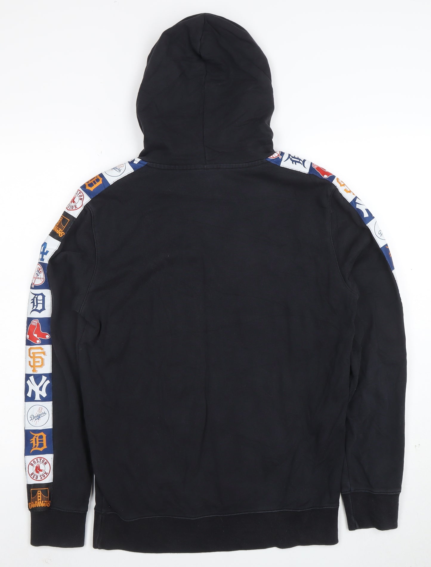 Champion Mens Black Small Pullover Hoodie MLB Graphic Cotton