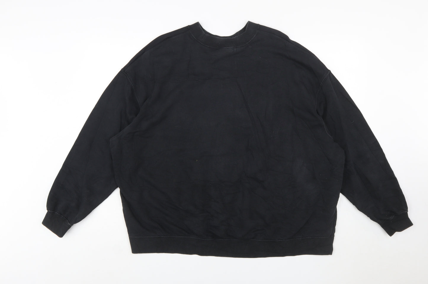 Nike Womens Black XL Pullover Crew Neck Sweatshirt Dri-FIT Cotton Blend