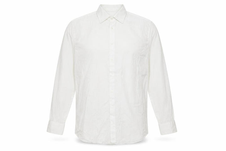 Calvin Klein Men's White Extra-Slim Fit Long Sleeve Cotton Shirt Size 16