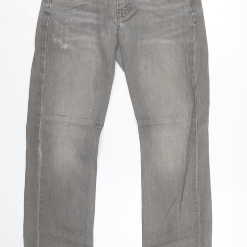 Levi’s 514 Men Grey Straight Regular Fit Denim Jeans W30 L30
