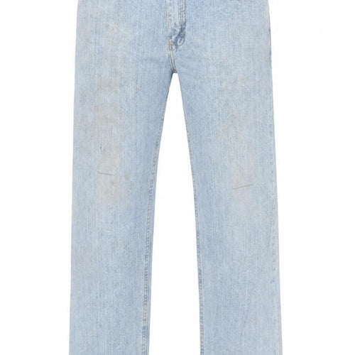 Lee Men's Blue Relaxed Fit Straight Leg Jeans Size 32x34