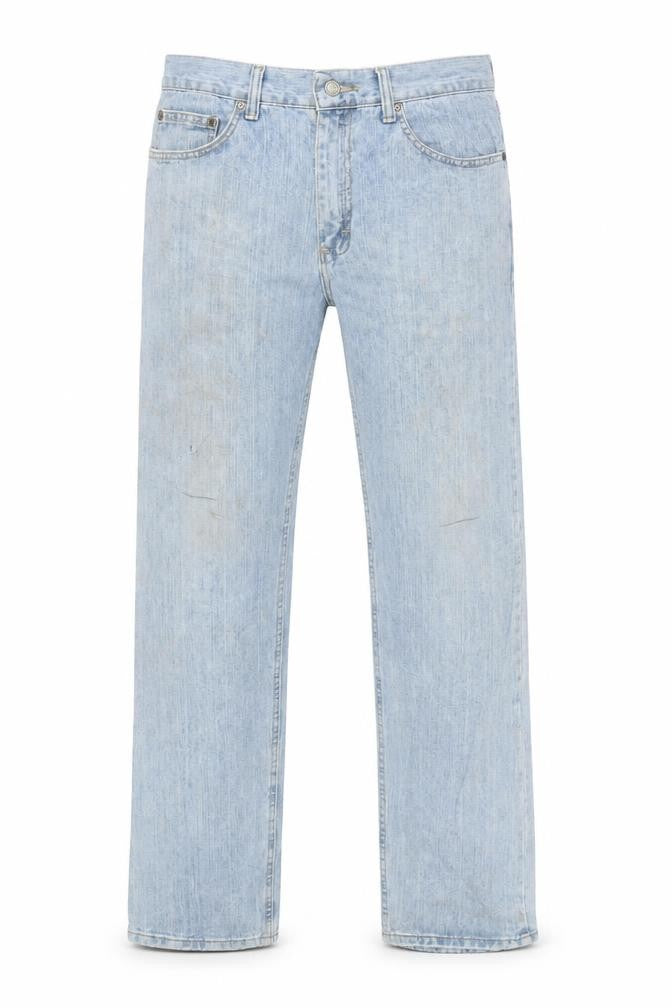 Lee Men's Blue Relaxed Fit Straight Leg Jeans Size 32x34