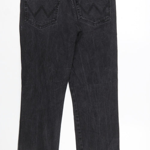 Wrangler Men's Black Regular Fit Straight Jeans W31 L30