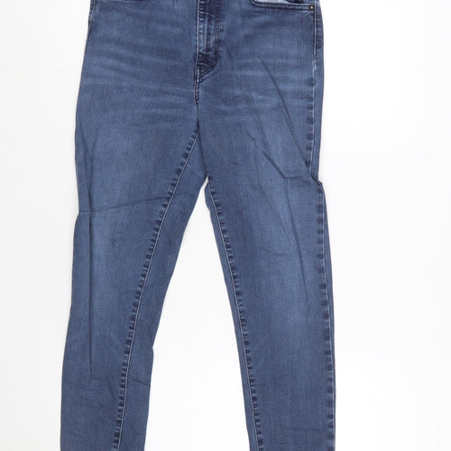 Levi's Women's Blue Mile High Super Skinny Jeans Size 30 High Rise