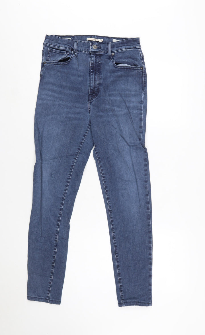 Levi's Women's Blue Mile High Super Skinny Jeans Size 30 High Rise