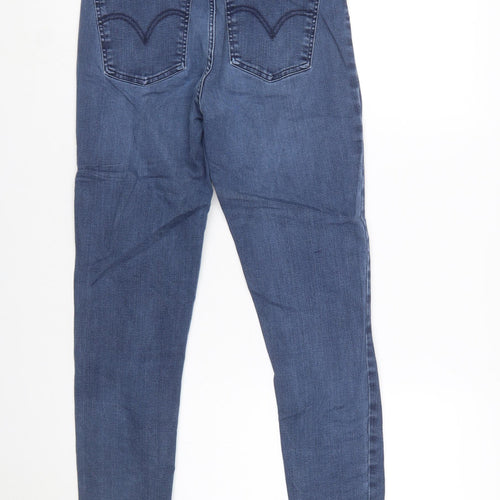 Levi's Women's Blue Mile High Super Skinny Jeans Size 30 High Rise