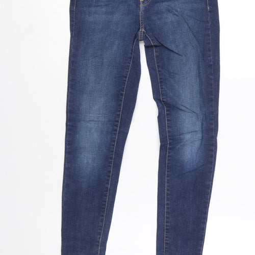 Levi's Women's Blue 710 Super Skinny Jeans Size 10 Mid Rise Denim