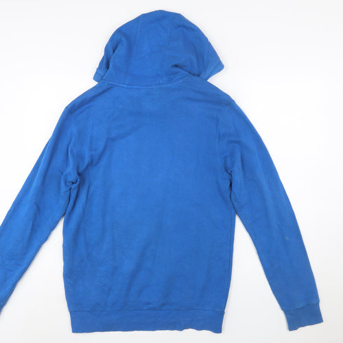 Puma Men Blue Pullover Hoodie Small Regular Fit Sports Style