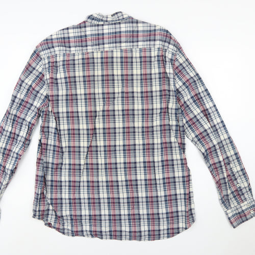 Napapijri Men's Multicoloured 3XL Button-Up Check Shirt