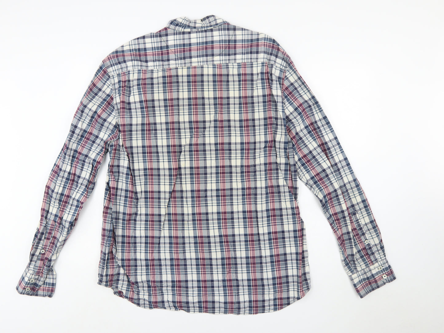Napapijri Men's Multicoloured 3XL Button-Up Check Shirt