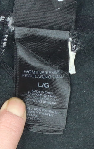 The North Face Women's Black Fleece Full Zip Jacket Size L