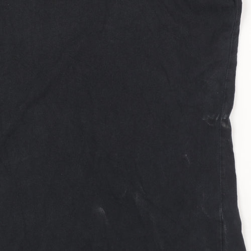 Hilfiger Denim Men's Black Cotton Crew Neck T-Shirt Size L