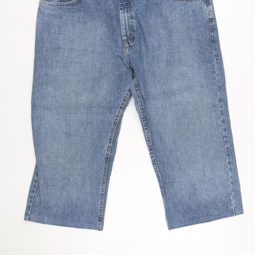 Wrangler Women Blue 40 Straight Leg Denim Jeans