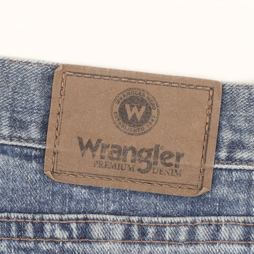 Wrangler Women Blue 40 Straight Leg Denim Jeans