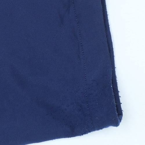 Adidas Men's Blue L Sweatpants Trousers with Ankle Zip