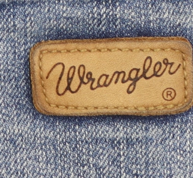 Wrangler Men's Blue 42x32 Straight Fit Denim Jeans