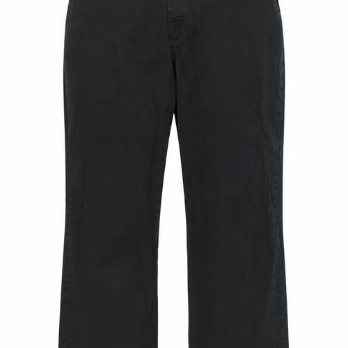 Lee Women's Black Chino Trousers Size 14 Petite Stretch Cotton