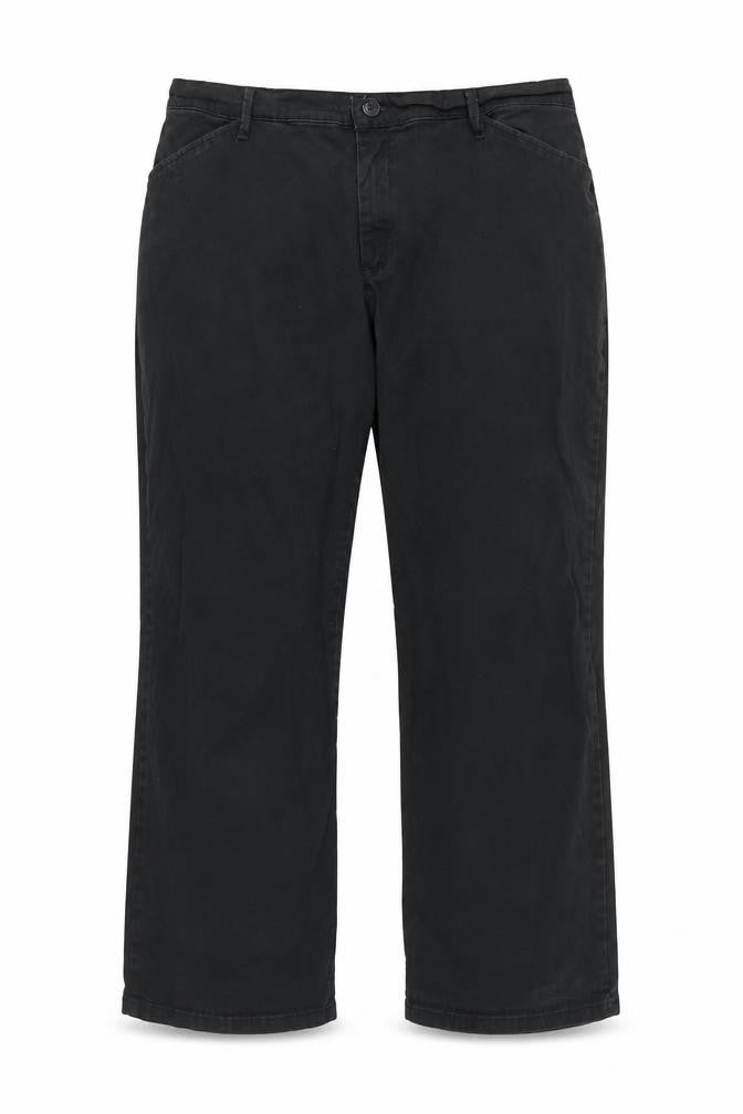 Lee Women's Black Chino Trousers Size 14 Petite Stretch Cotton