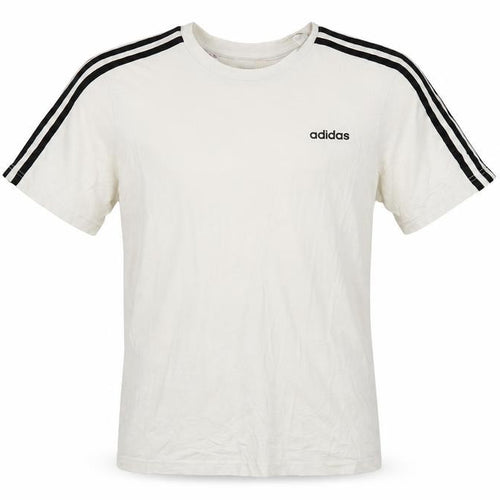 Adidas Boys White 15-16 Years T-Shirt Short Sleeve Crew Neck Sports Top