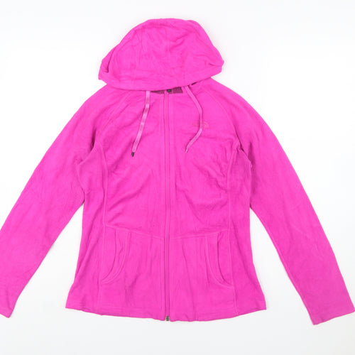 The North Face Women's Pink Hooded Fleece Jacket XS