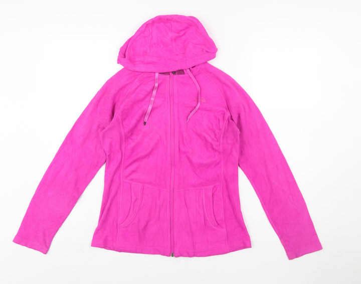 The North Face Women's Pink Hooded Fleece Jacket XS