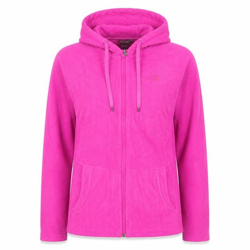 The North Face Women's Pink Hooded Fleece Jacket XS