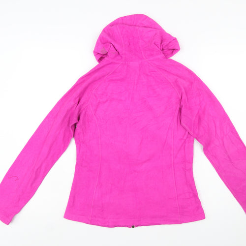 The North Face Women's Pink Hooded Fleece Jacket XS