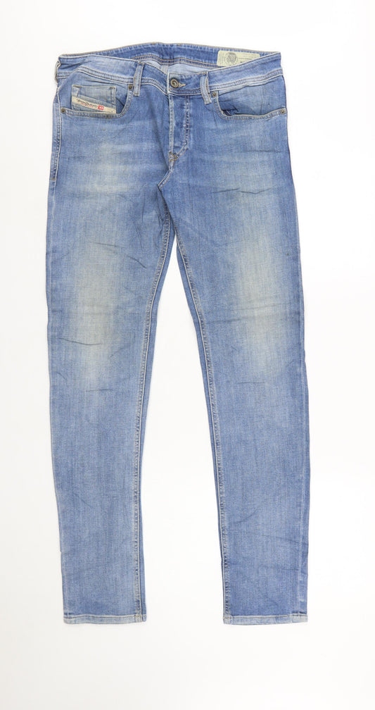 Diesel Men's Blue Sleenker-X Slim Skinny Jeans Size 32