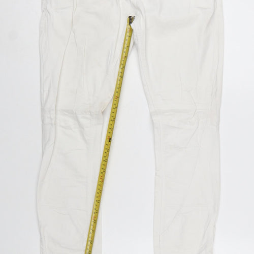 Tommy Hilfiger Men’s White Slim Fit Straight Jeans 28x32