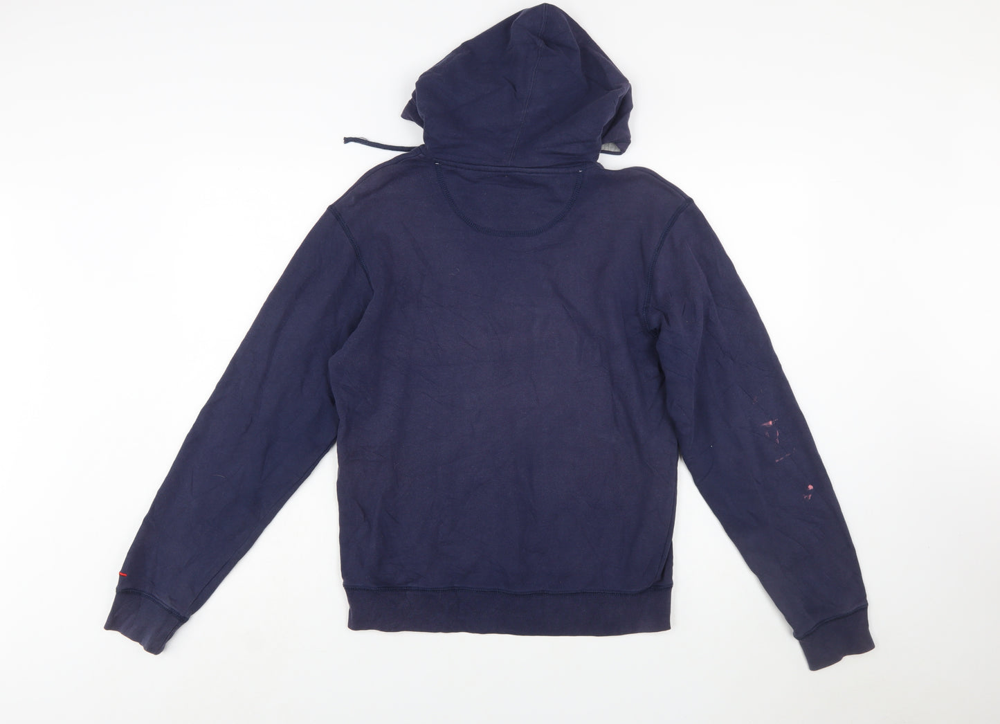 FILA Men’s Blue Pullover Hoodie Size S Long Sleeve Sportswear