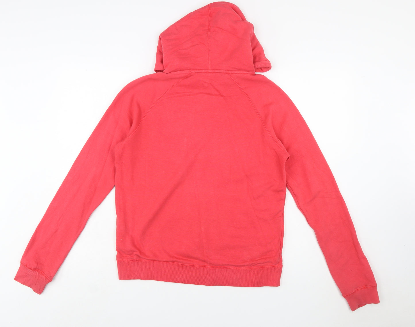 Nike Womens Pink Pullover Hoodie Size M Cotton Blend Logo Style
