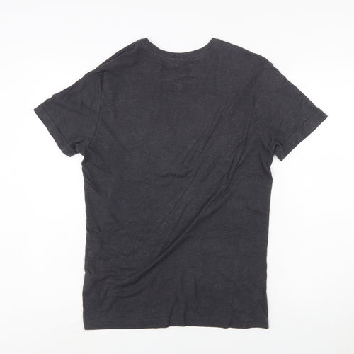 Tommy Hilfiger Men's Black Small Crew Neck Short Sleeve T-Shirt