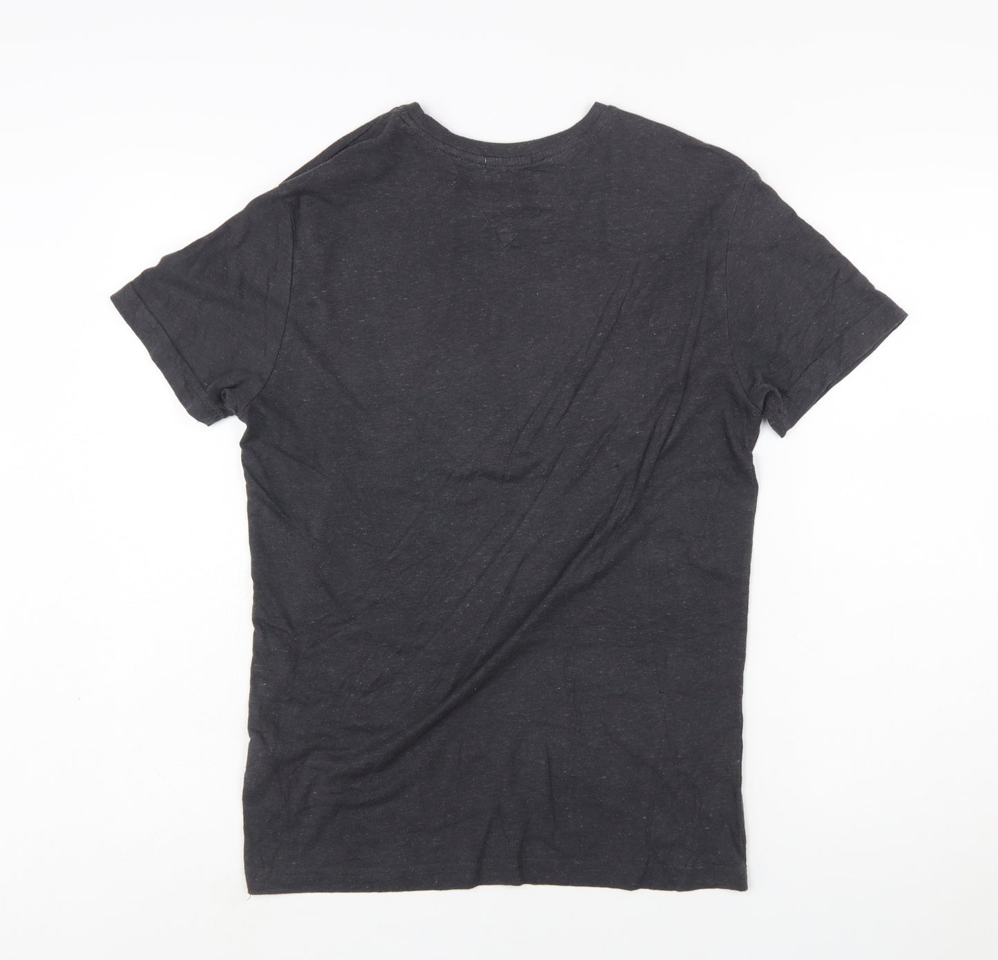 Tommy Hilfiger Men's Black Small Crew Neck Short Sleeve T-Shirt