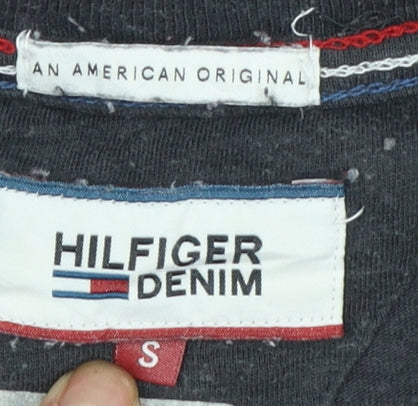 Tommy Hilfiger Men's Black Small Crew Neck Short Sleeve T-Shirt