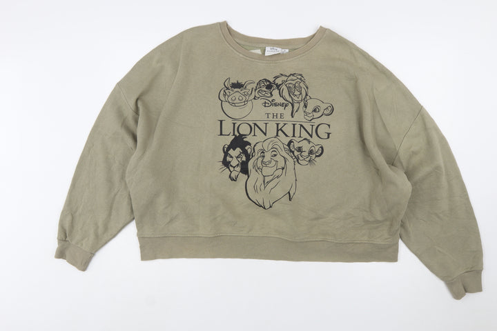 Disney Classics Women’s Khaki Lion King Sweatshirt XL Relaxed Fit