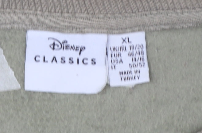 Disney Classics Women’s Khaki Lion King Sweatshirt XL Relaxed Fit
